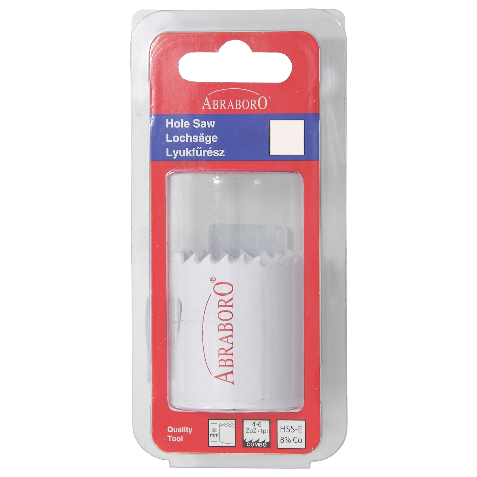 Abraboro 38 mm HSS-Co lyukfűrész termék fő termékképe