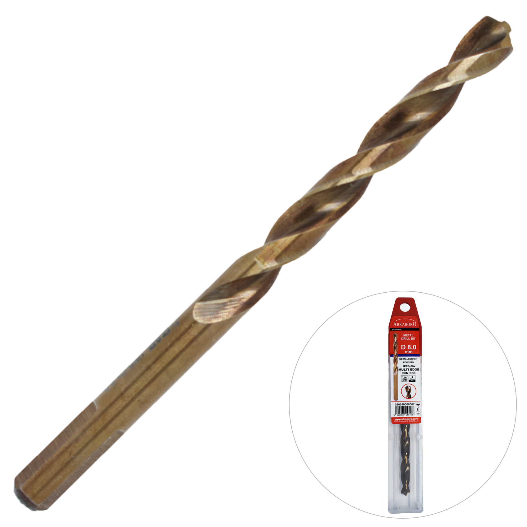 Abraboro 7,5 x 109 / 69 HSS-Co MULTI-EDGE fémfúró termék fő termékképe