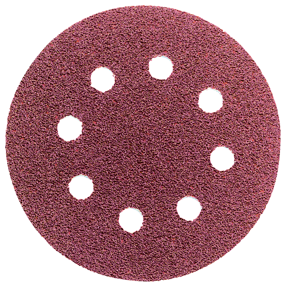 Abraboro 125 mm kör alakú csiszolópapír 8 lyukkal, 60-as szemcseméret, 5 db/csomag termék fő termékképe