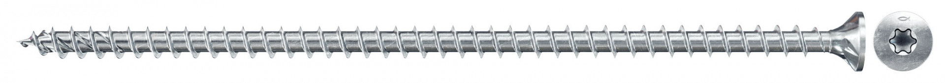 Fischer FPF II CTF 8.0 x 120 BC 50 süllyesztett fejű, kékre horganyzott, végigmenetes szerkezetépítő csavar TX behajtással, 50 db/csomag termék fő termékképe