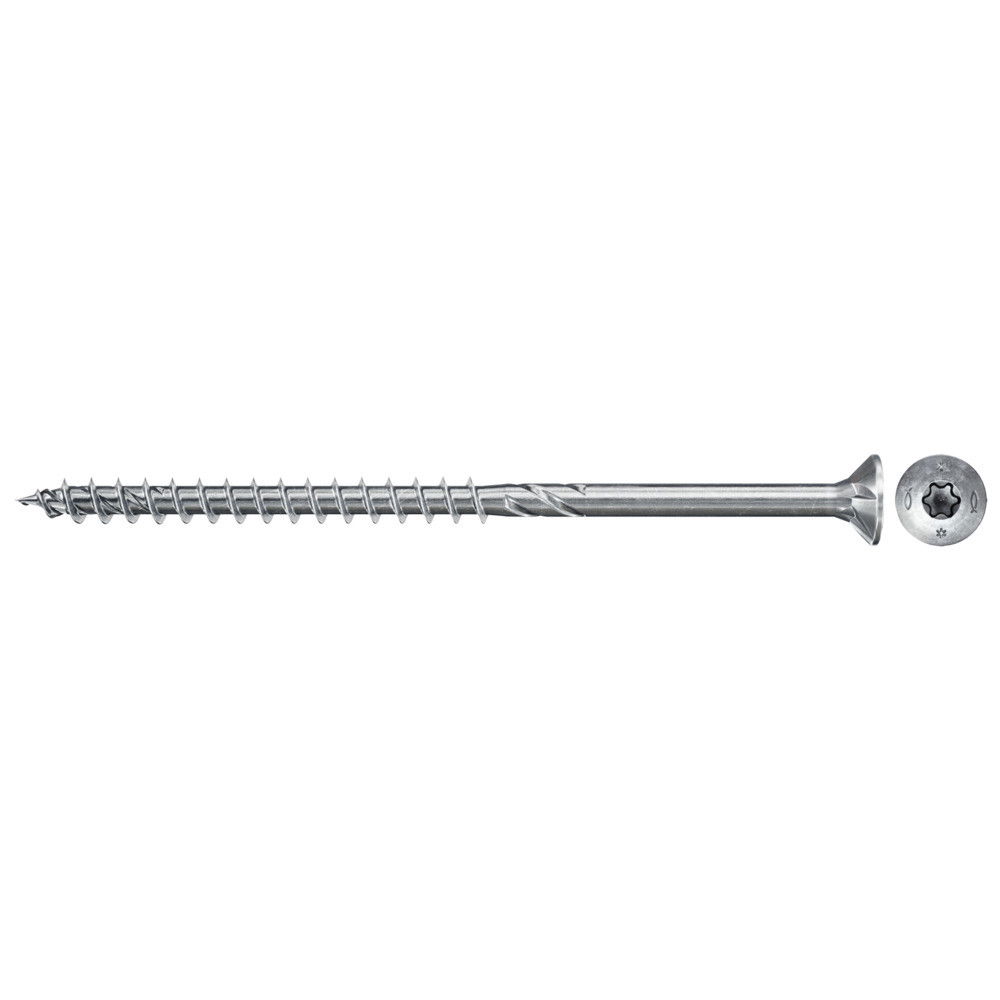 Fischer FPF II CTP 5.0 x 35 BC 500 süllyesztett fejű, kékre horganyzott forgácslapcsavar részmenettel, TX behajtással, 500 db/csomag termék fő termékképe